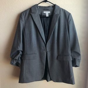 FIRM $ Gently worn H&M blazer black & white sz 12